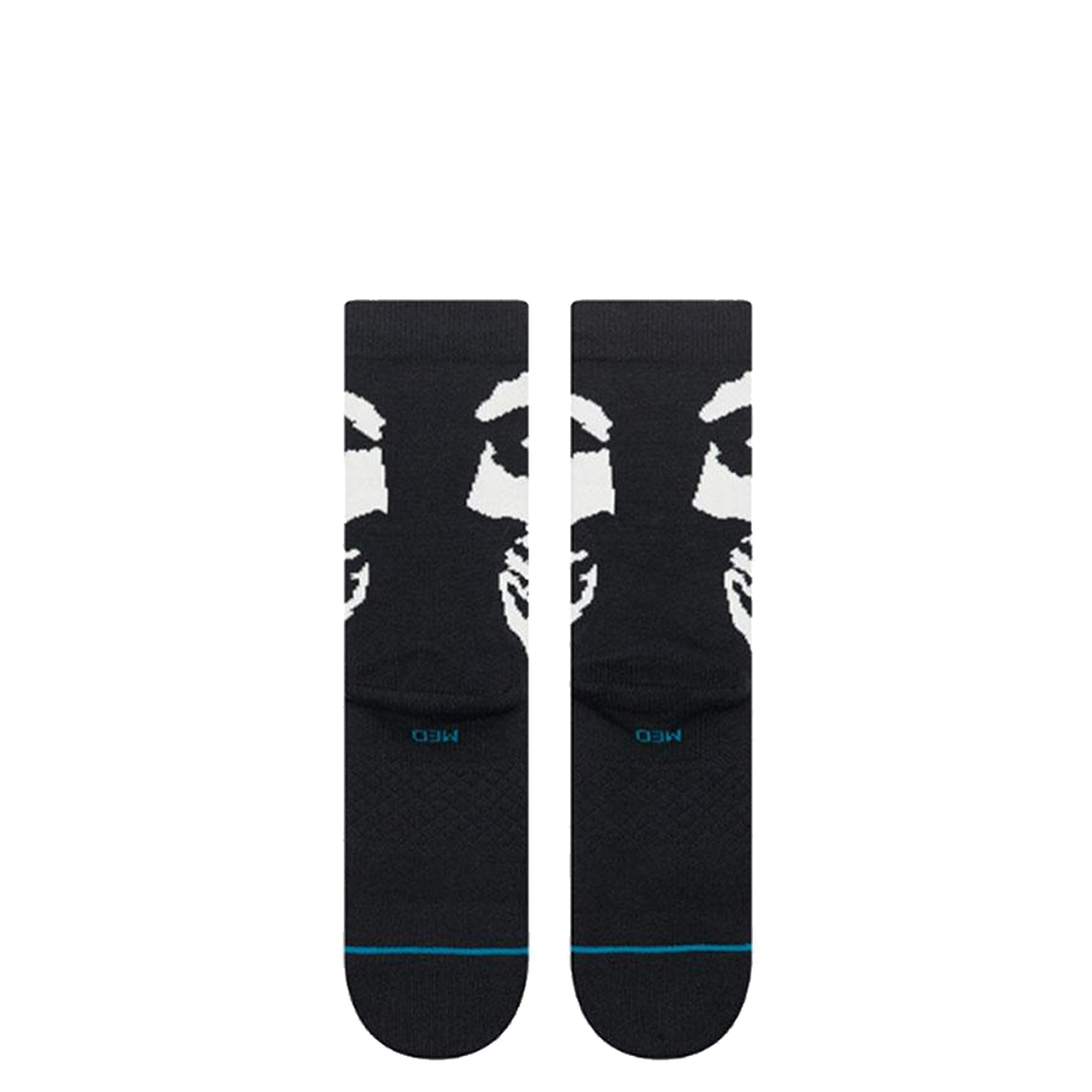 STANCE x MISFITS BEWARE CREW SOCKS BLACK