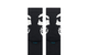STANCE x MISFITS BEWARE CREW SOCKS BLACK