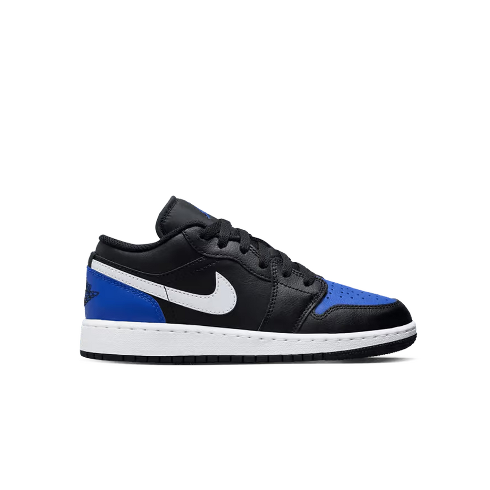 AIR JORDAN 1 LOW (GS) BLACK ROYAL TOE