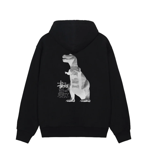BIG & MEATY ZIP HOODIE BLACK