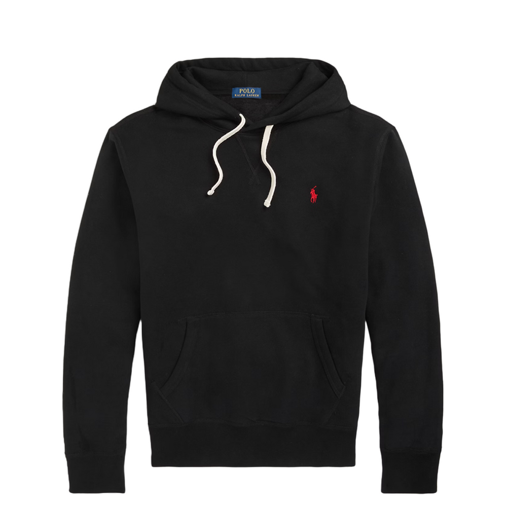 THE RL FLEECE HOODIE BLACK