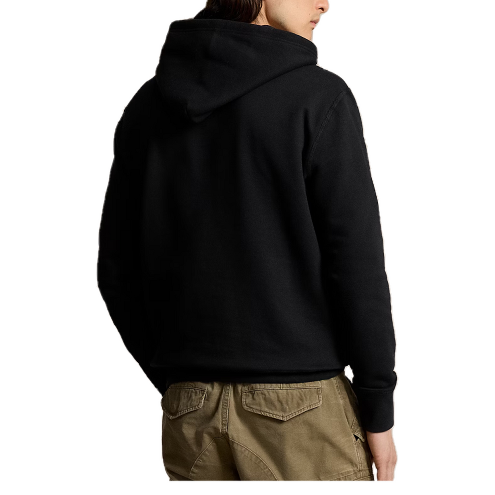 THE RL FLEECE HOODIE BLACK