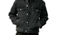 LINED DENIM TRUCKER JACKET BLACK