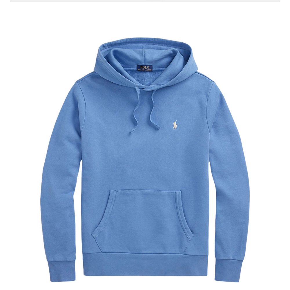 LOOPBACK FLEECE HOODIE BLUE ORBIT