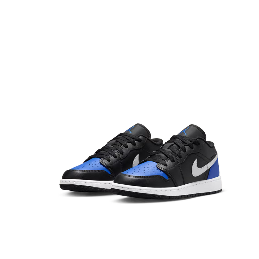 AIR JORDAN 1 LOW (GS) BLACK ROYAL TOE