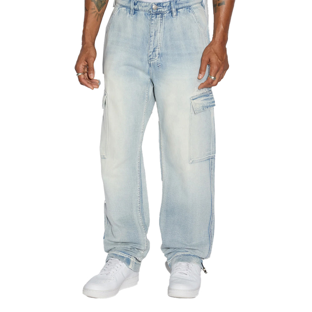 RIOT CARGO PANTS BLUE ICE