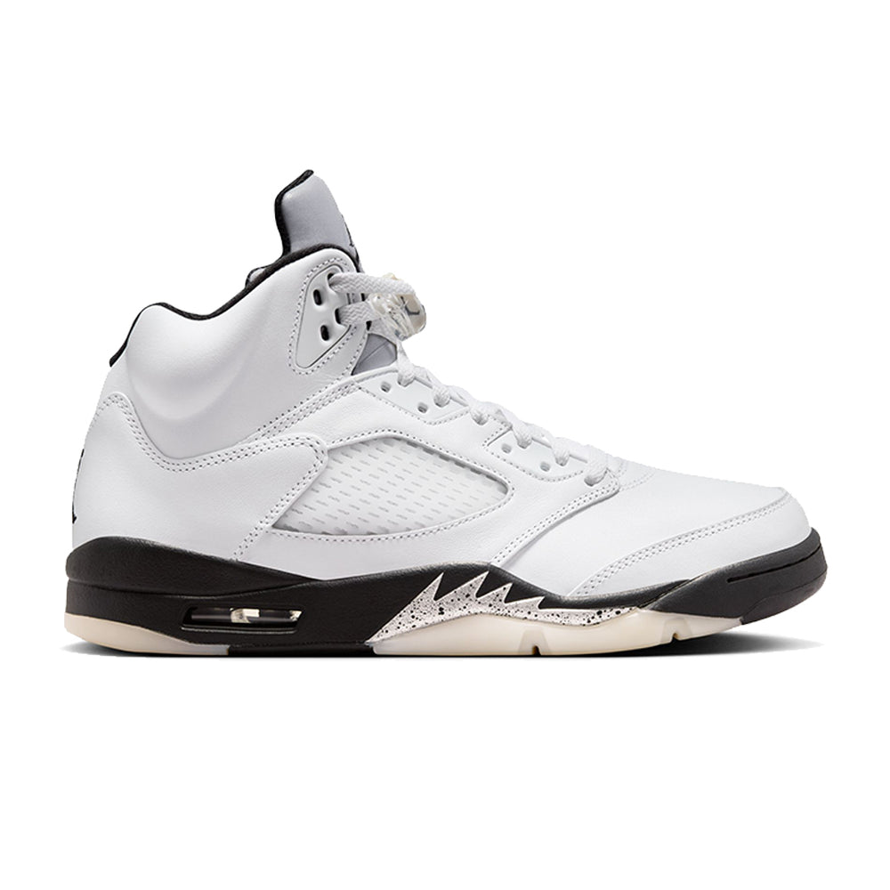 AIR JORDAN 5 RETRO "WHITE AND BLACK"