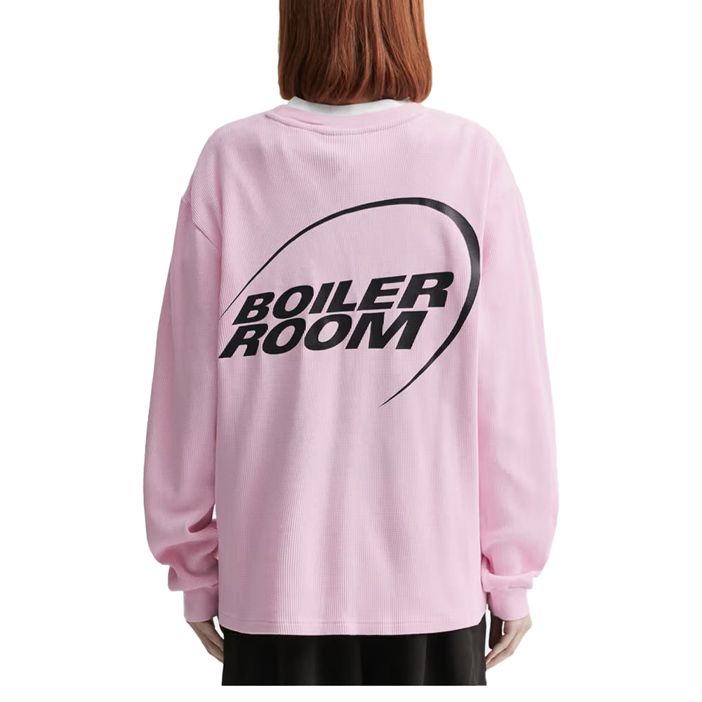 WAFFLE LONG SLEEVE PINK