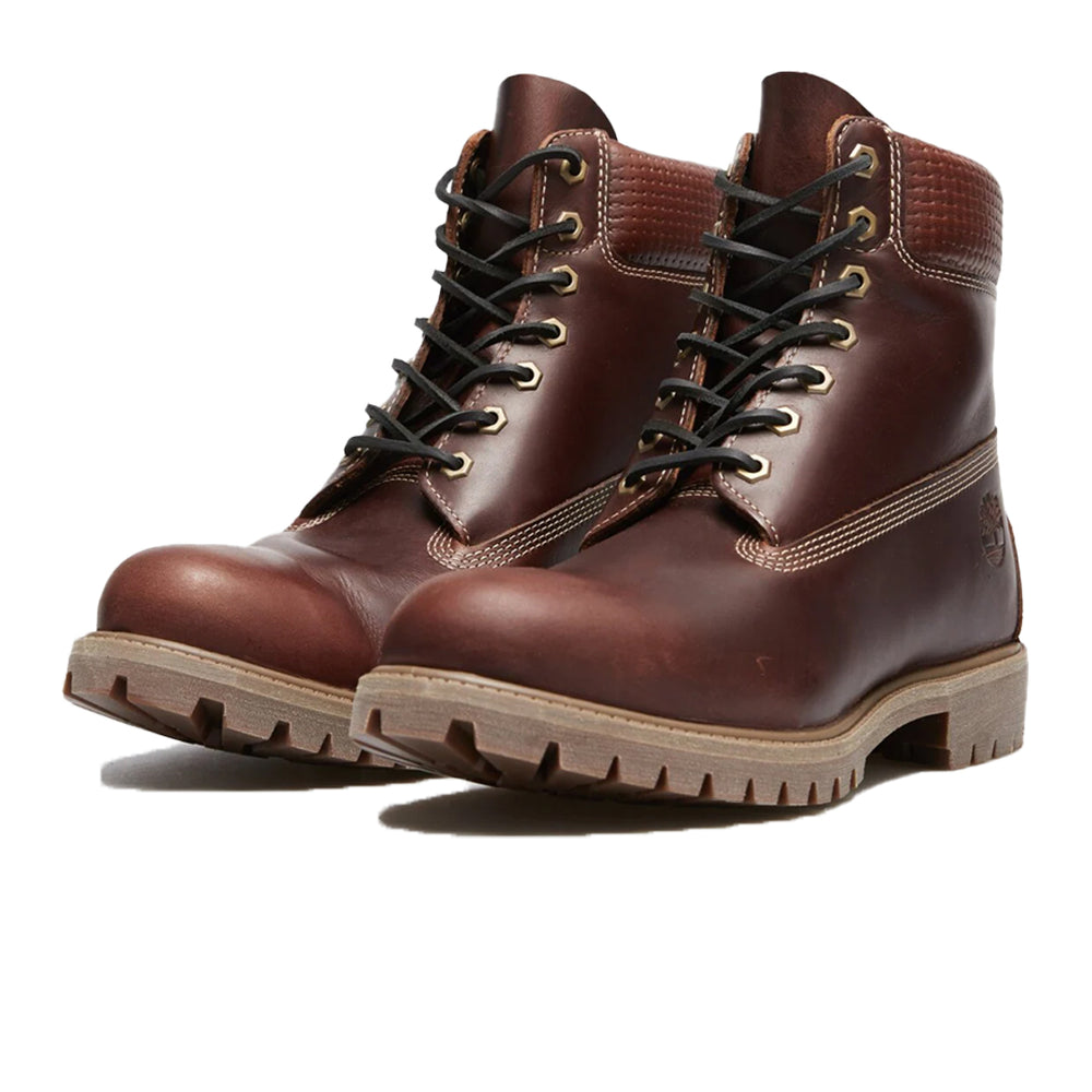 PREMIUM 6-INCH WATERPROOF BOOT MEDIUM BROWN FULL GRAIN