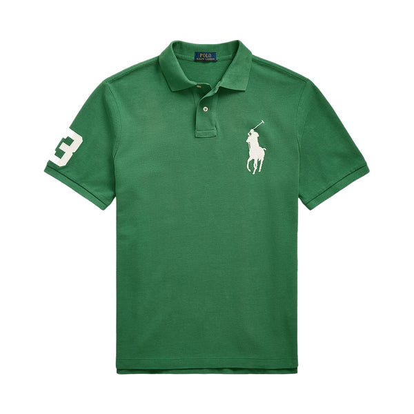 BIG PONY MESH POLO SHIRT GREEN