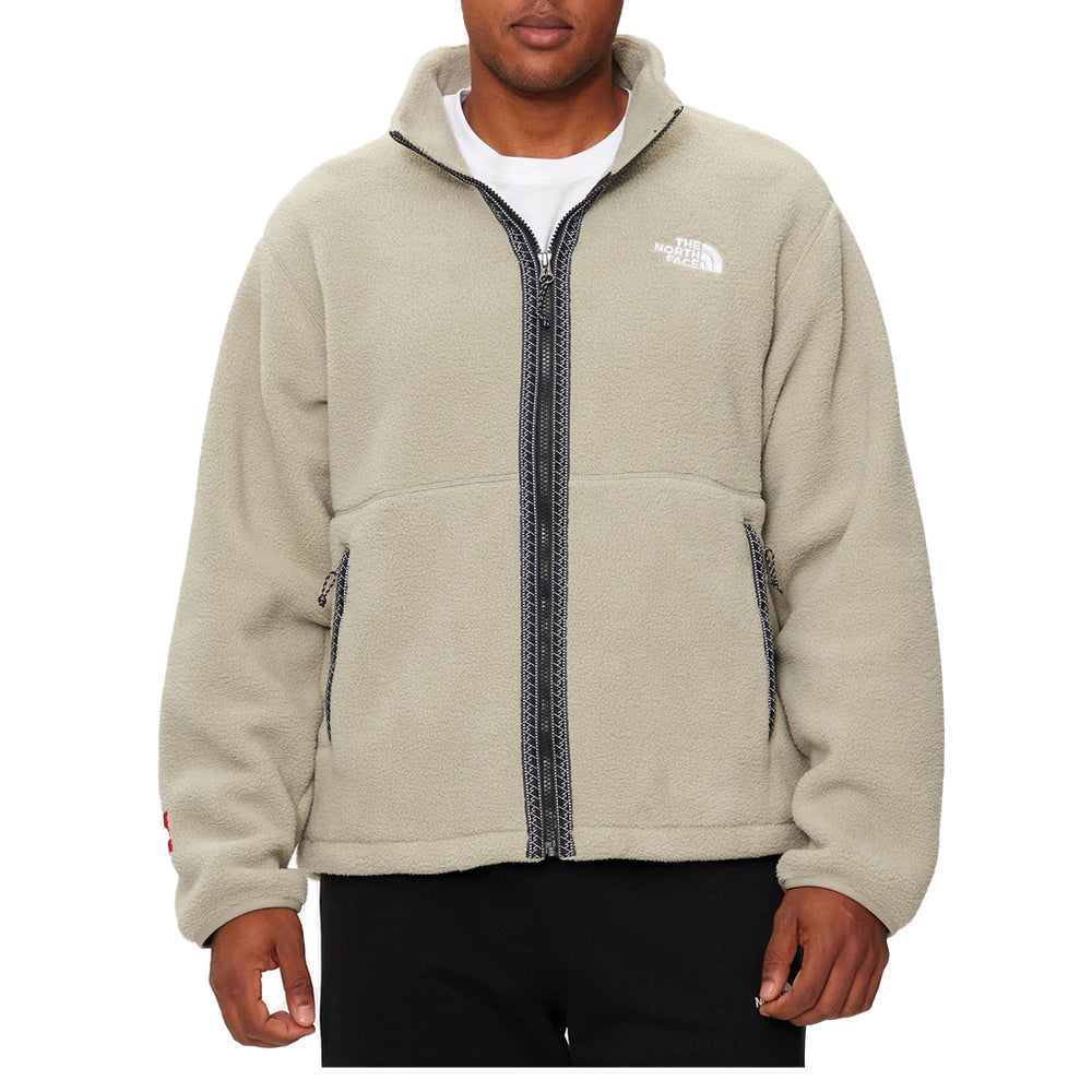 FLEESKI FULL ZIP JACKET CLAY GREY