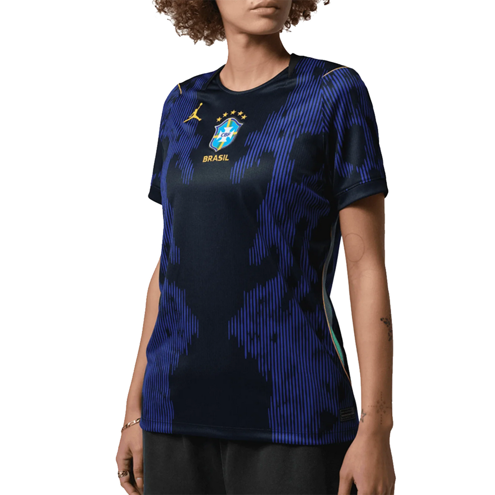 BRAZIL 2026 STADIUM AWAY WOMENS JERSEY ROYAL/BLACK