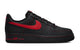 AIR FORCE 1 '07 BLACK/UNIVERSITY RED