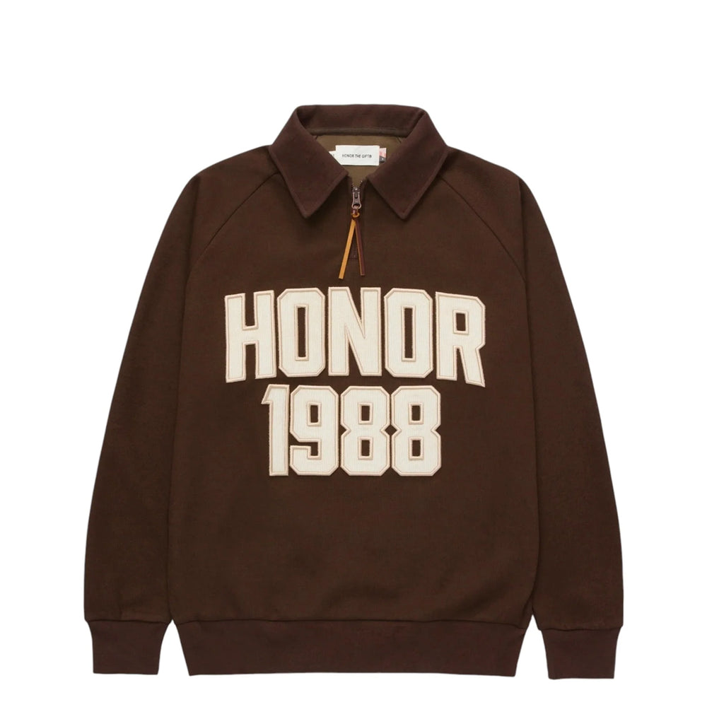 1988 QUARTER ZIP BROWN