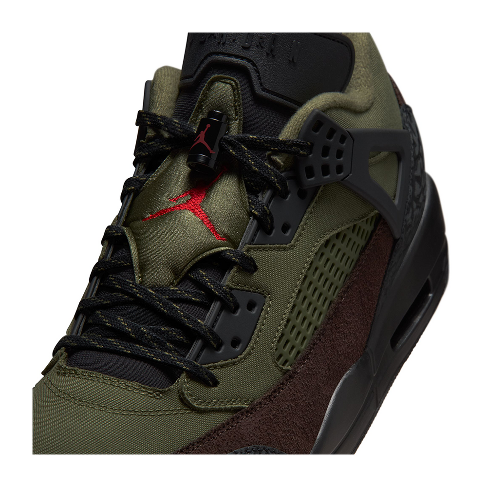 JORDAN SPIZIKE LOW MEDIUM OLIVE/UNIVERSITY RED
