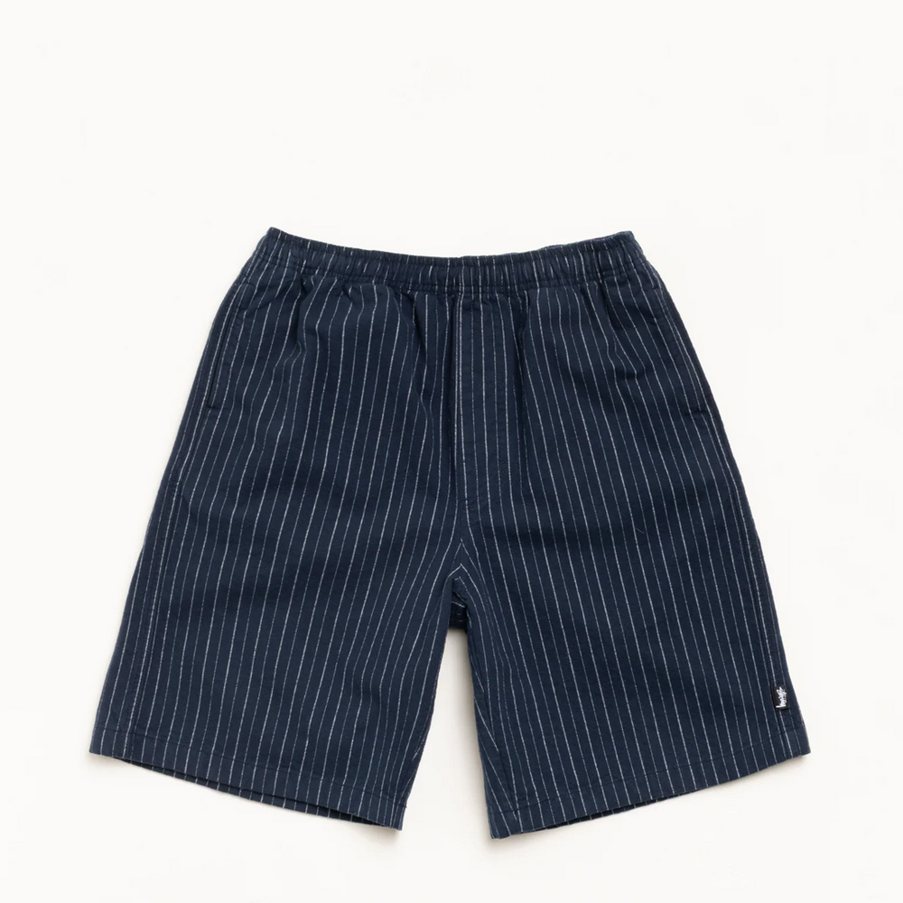 BAGGY BEACH SHORTS NAVY STRIPE