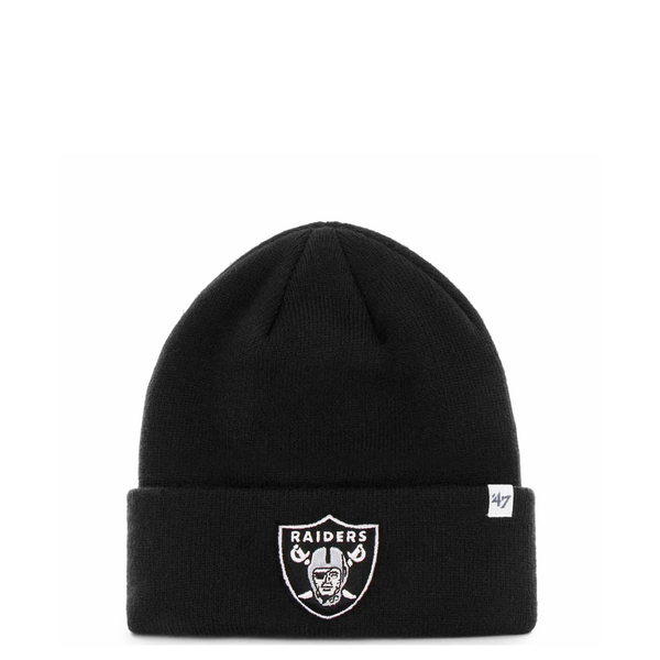 LAS VEGAS RAIDERS RAISED CUFF KNIT BEANIE