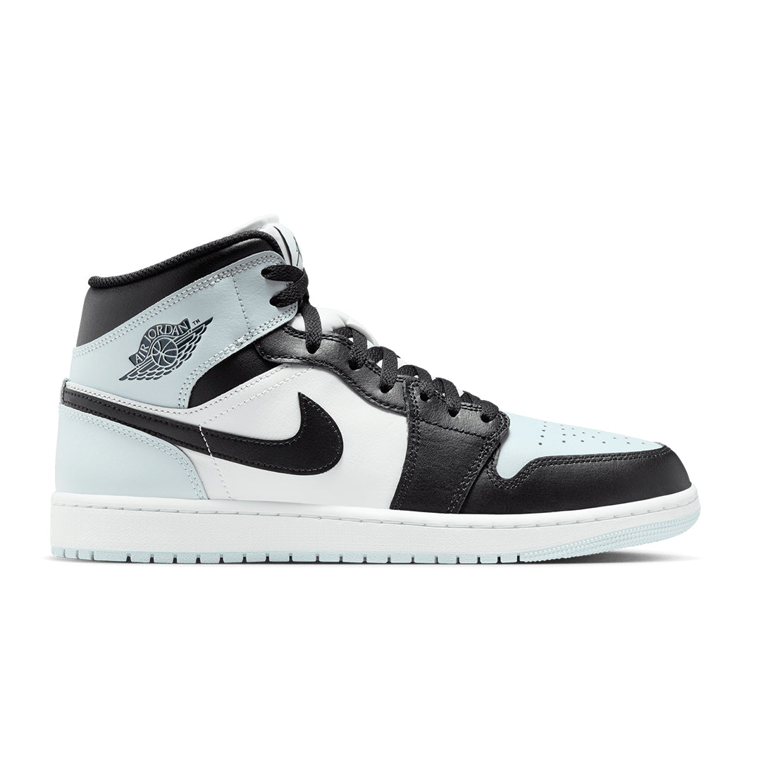 AIR JORDAN 1 MID BLACK/SQUADRON BLUE – NRML