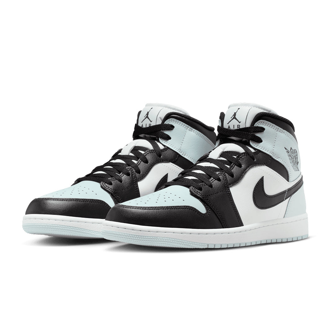 AIR JORDAN 1 MID BLACK/SQUADRON BLUE – NRML