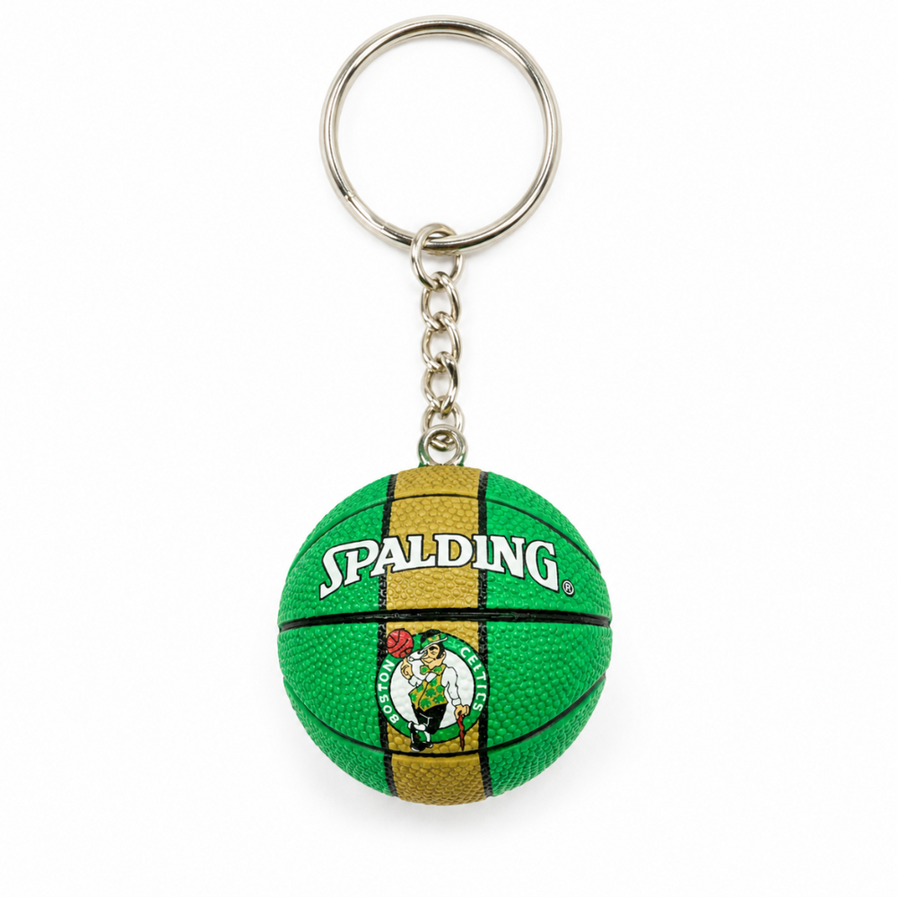 BOSTON CELTICS BASKETBALL KEYCHAIN GREEN