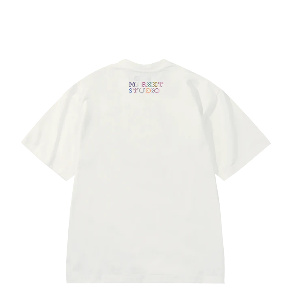 FOLK FITTED BEAR T-SHIRT WHITE