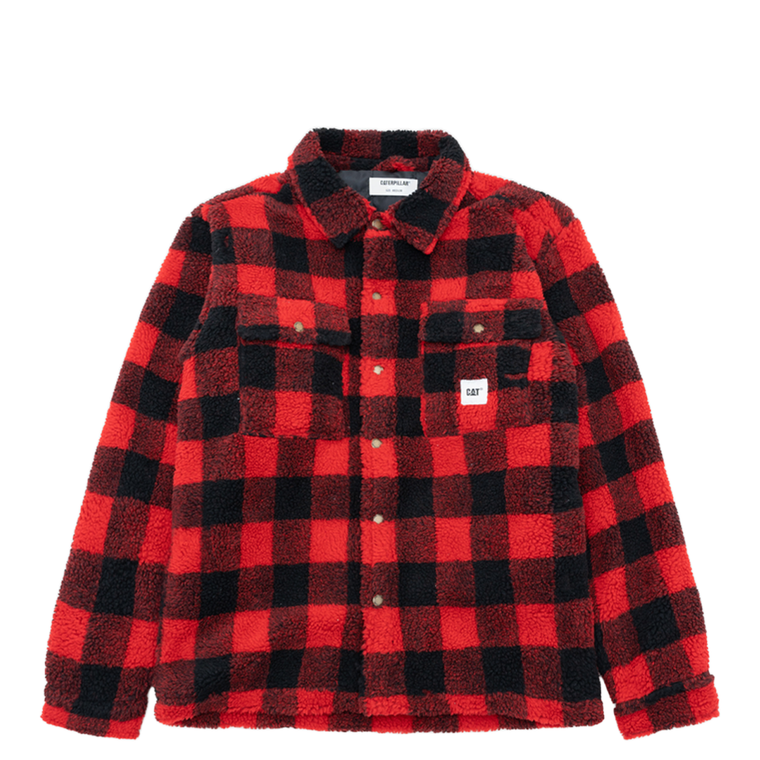 BUFFALO OVERSHIRT RED/BLACK