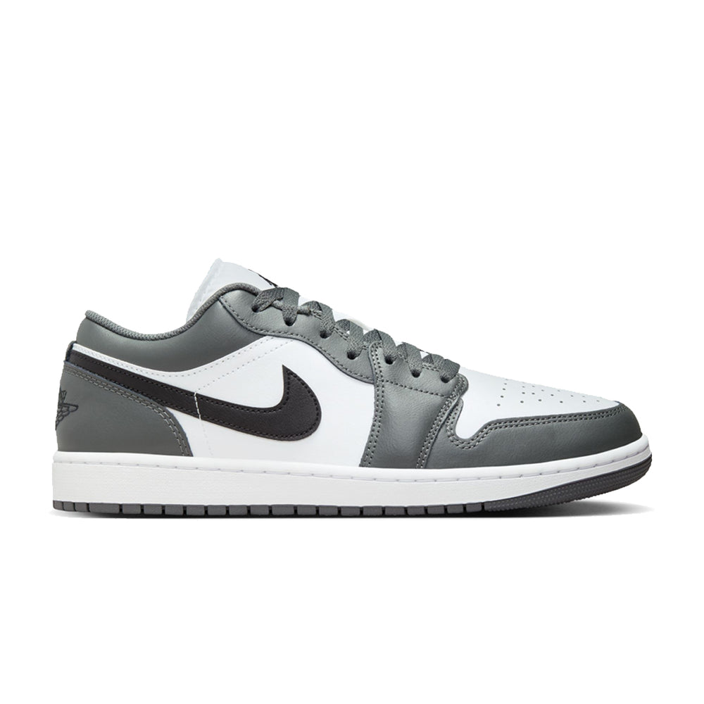 AIR JORDAN 1 LOW WHITE/BLACK-IRON GREY