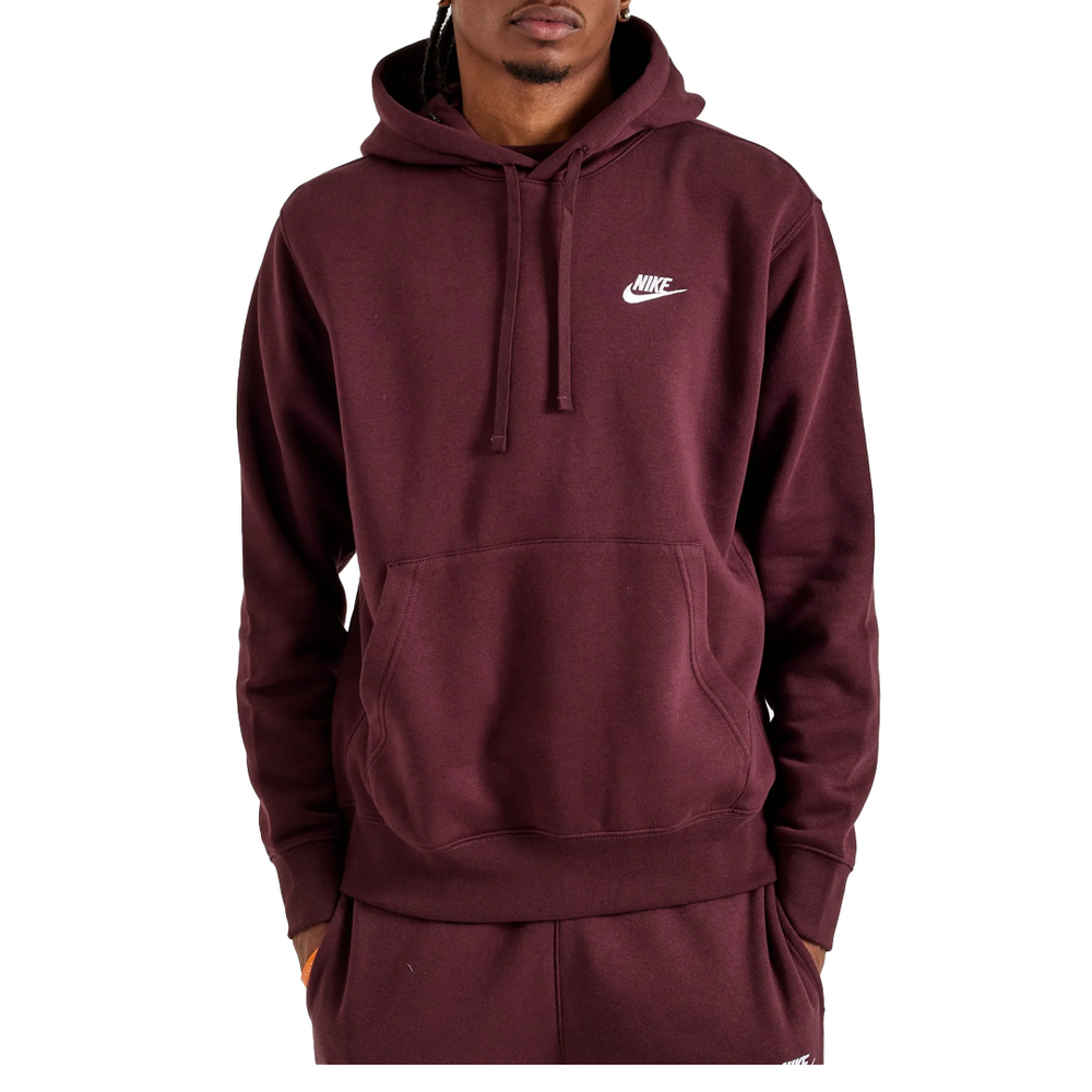 SPORTSWEAR CLUB FLEECE BURGUNDY CRUSH