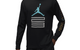 JORDAN BROOKLYN BLACK LONG SLEEVE TSHIRT
