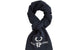 MONOGRAM SCARF NAVY