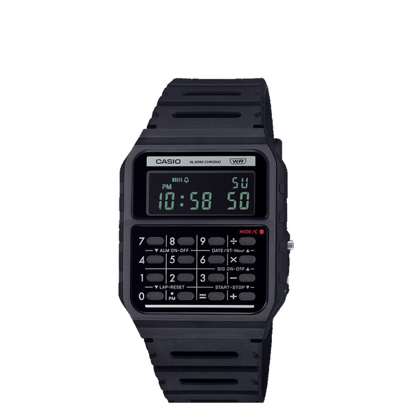 CA-53WB-1BCF POP BLACK CALCULATOR WATCH