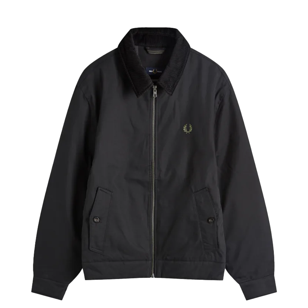 COTTON CABAN JACKET BLACK