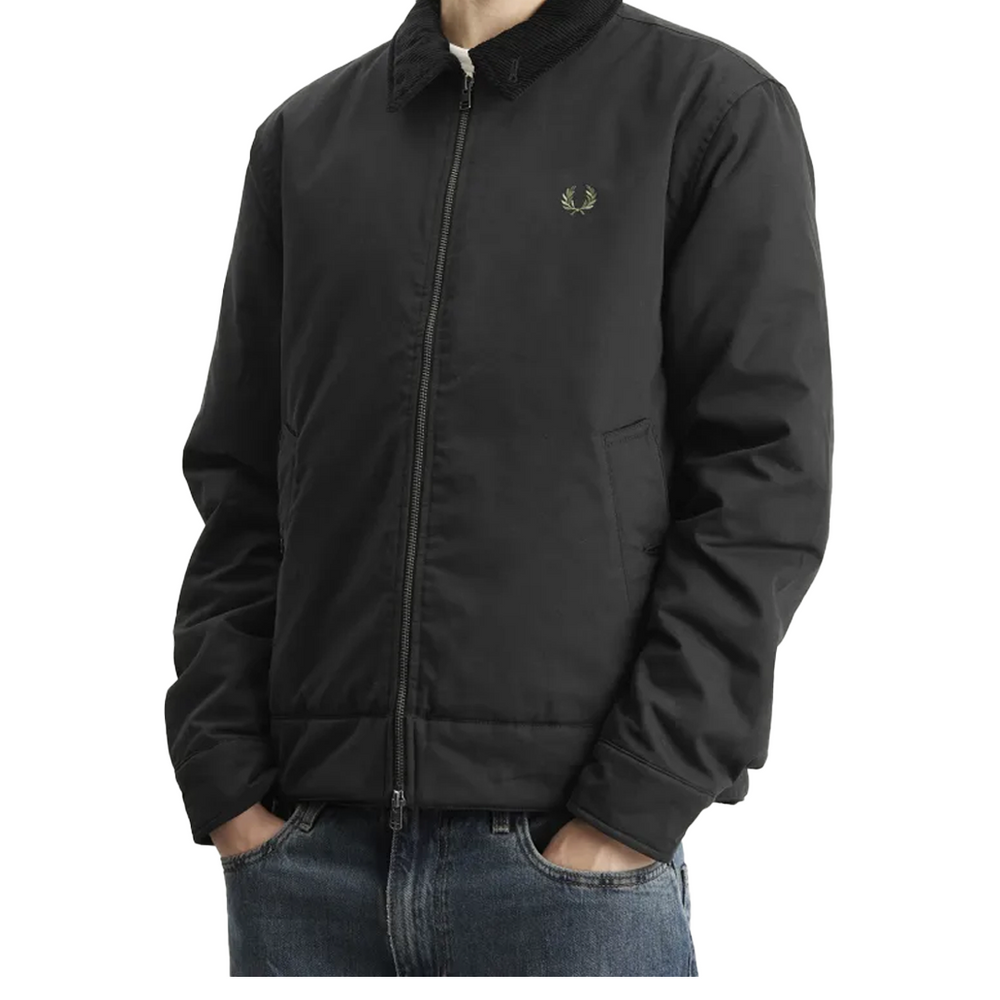 COTTON CABAN JACKET BLACK