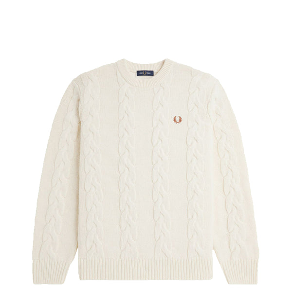 CABLE KNIT JUMPER ECRU