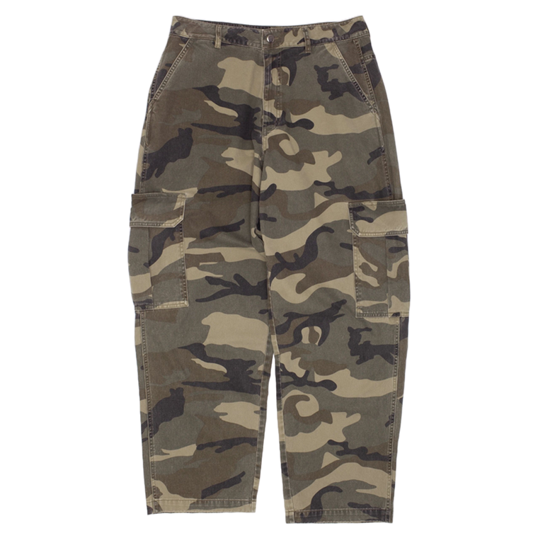 WASHED CAMO BAGGY CARGO PANT