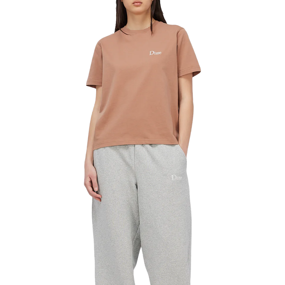 CLASSIC SMALL LOGO T-SHIRT CANYON BROWN