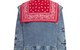 CAPE JACKET BLUE WASH/RED BANDANA