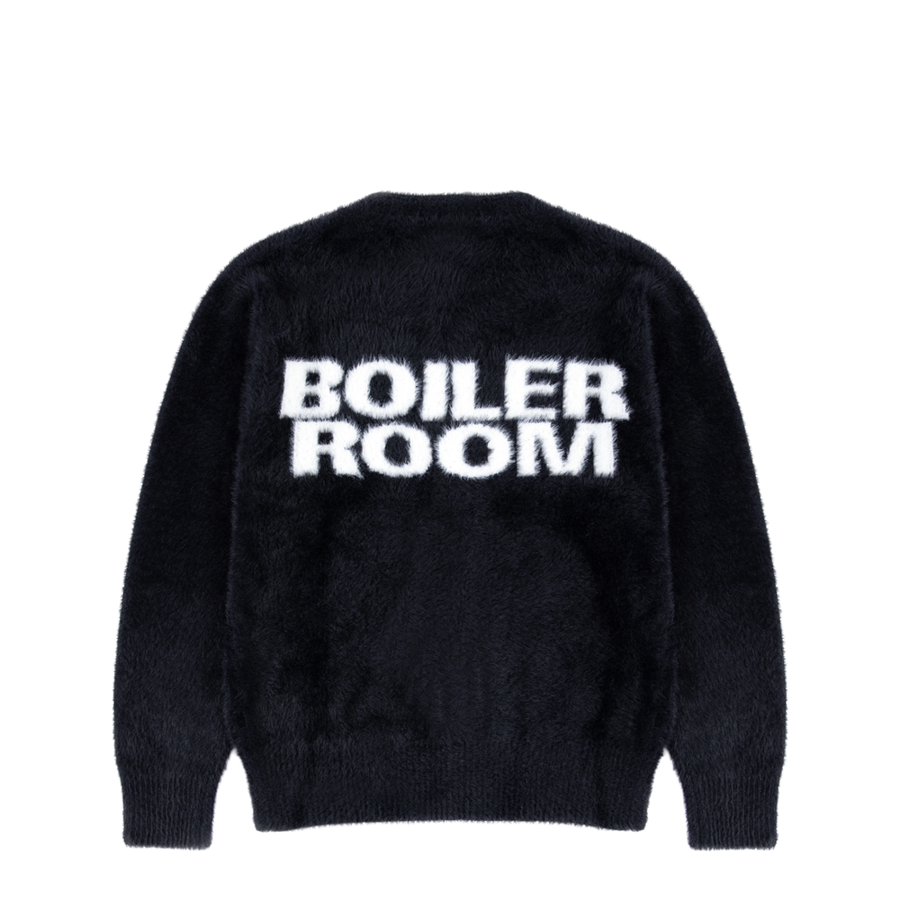 HAIRY CARDIGAN BLACK