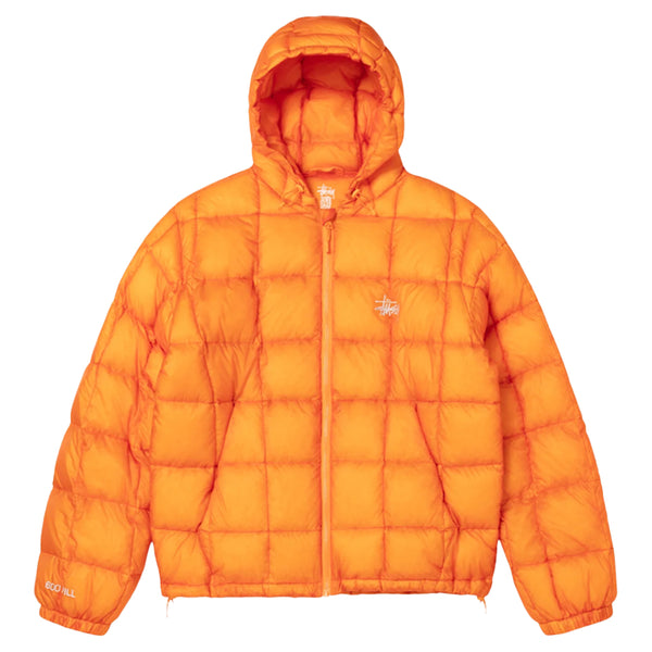 MIDWEIGHT HOODED PUFFER ORANGE – NRML