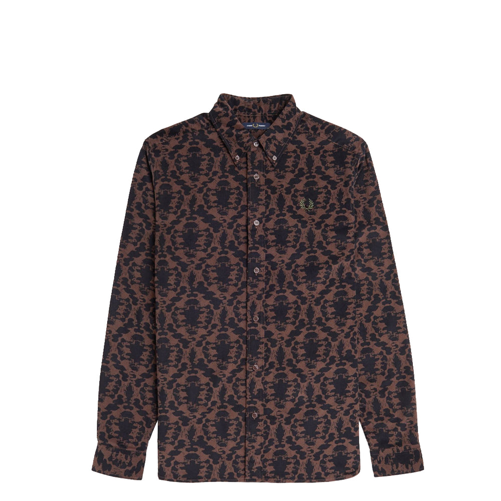 REPEAT PRINT CORDUROY SHIRT