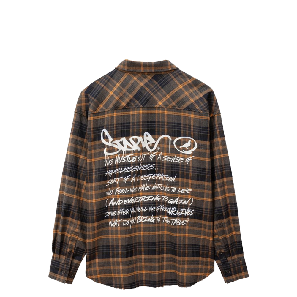 CARTER FLANNEL ORANGE