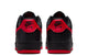 AIR FORCE 1 '07 LV8 BLACK/UNIVERSITY RED