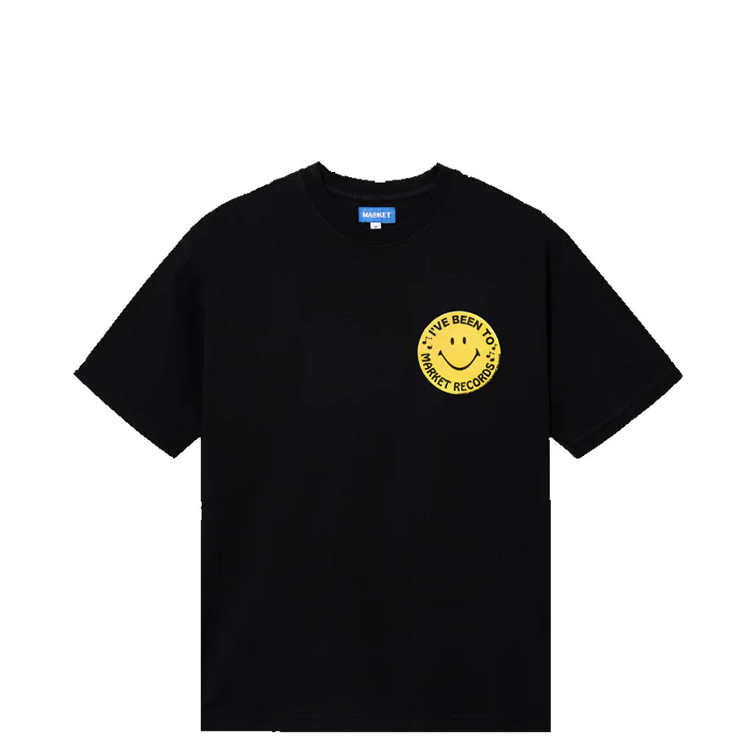 SMILEY AFTERHOURS T-SHIRT BLACK – NRML