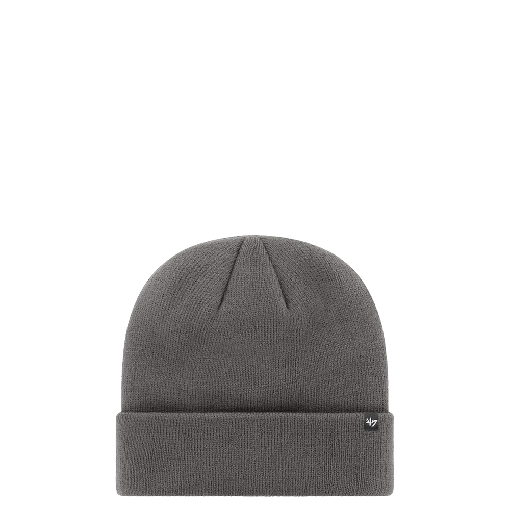 BLANK CUFF KNIT BEANIE CHARCOAL