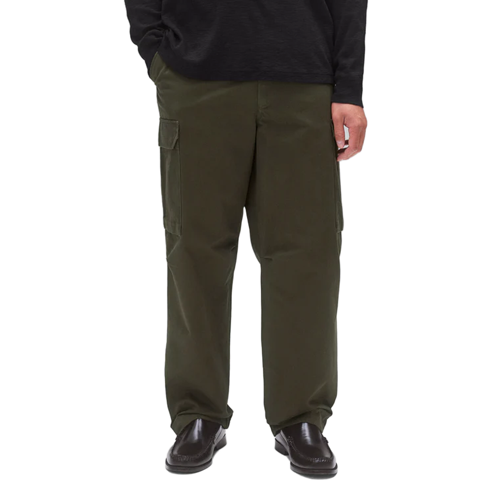 WOVEN COTTON CHINO KEEPER PANT DARK OLIVE