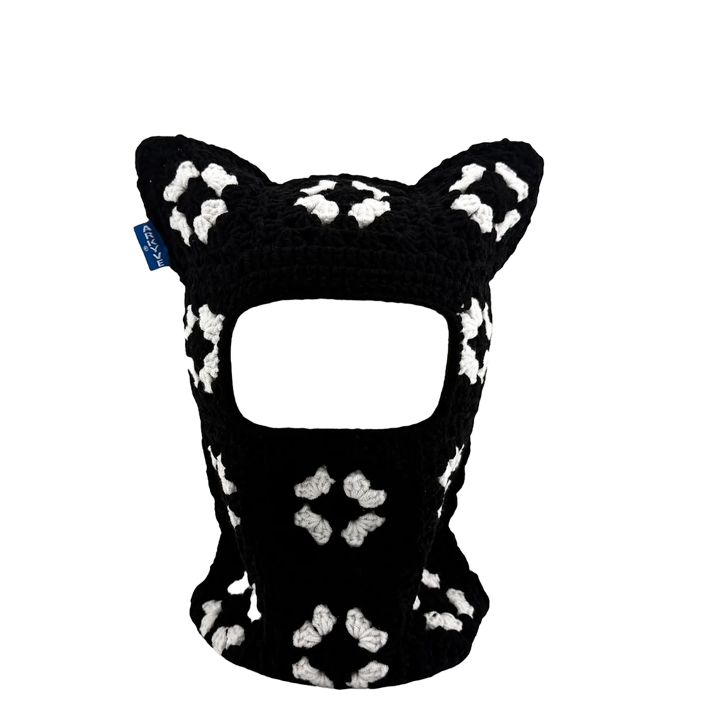 OBSIDIAN CROCHET SKI MASK