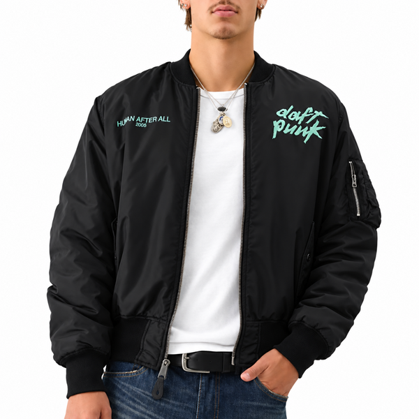 DAFT PUNK X ALPHA MA-1 REVERSIBLE JACKET BLACK