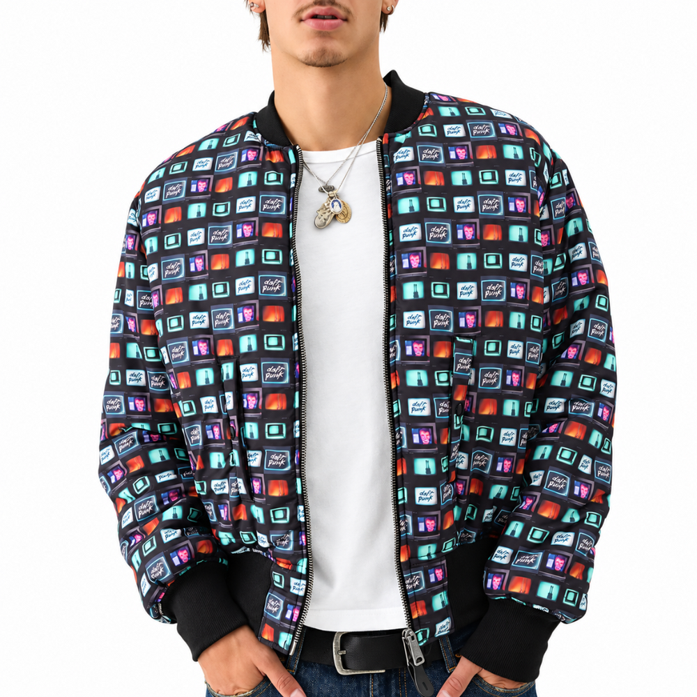 DAFT PUNK X ALPHA MA-1 REVERSIBLE JACKET BLACK