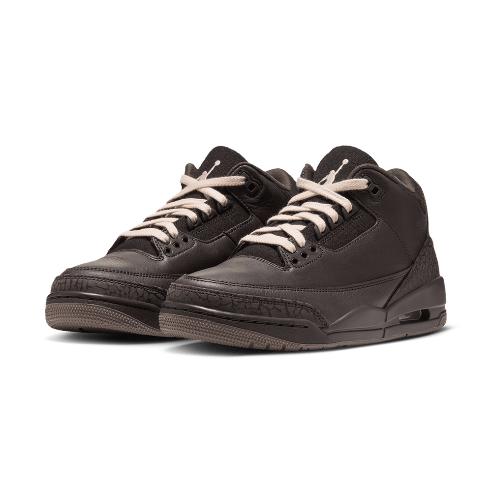 WOMEN'S AIR JORDAN 3 RETRO "FIRESIDE" VELVET BROWN / PEARL WHITE