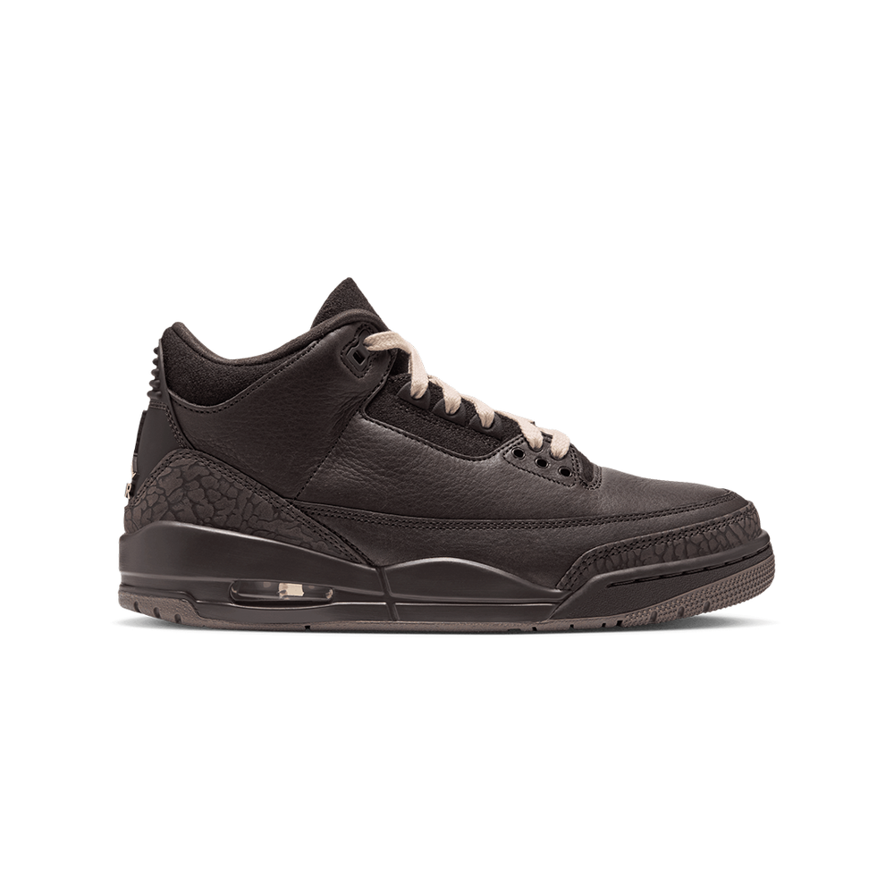 WOMEN'S AIR JORDAN 3 RETRO "FIRESIDE" VELVET BROWN / PEARL WHITE